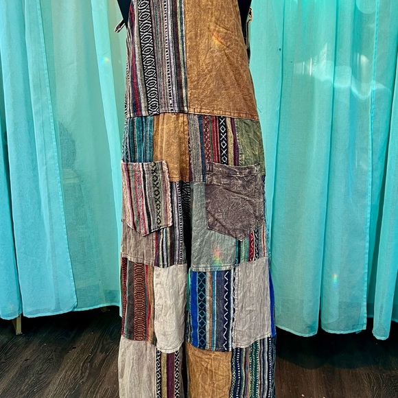 Kathmandu Multicolor Patchwork Pants - Picture 3 of 6